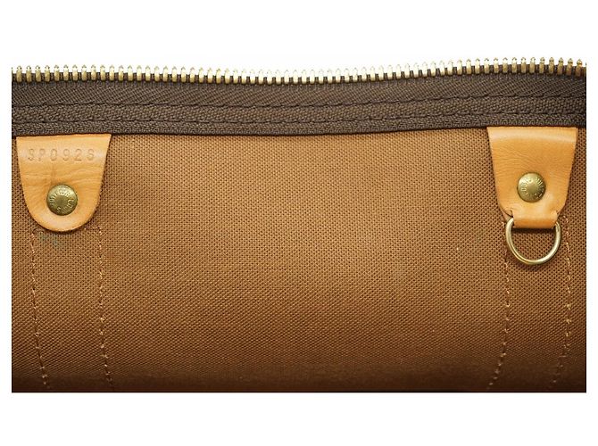 Louis Vuitton Monogram Keepall 50 Marron Toile Cuir - vue 14