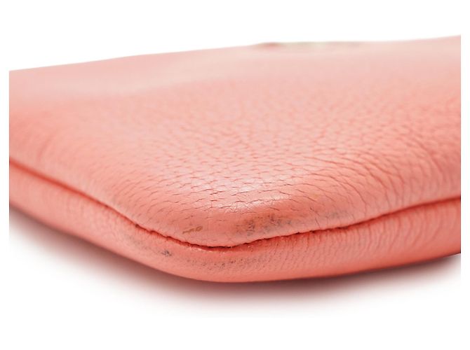 Chanel Neceser mini CC Four-Leaf Clover Coral Rosa Azul - vista 6