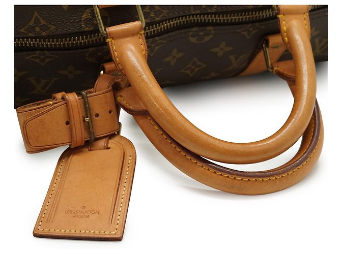 Louis Vuitton Vintage Monogram Keepall 50 Marron - vue 10