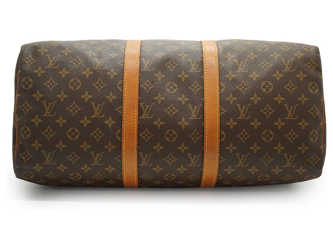 Louis Vuitton Vintage Monogram Keepall 50 Marron - vue 5