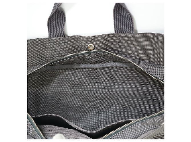 Hermès Herline Tote MM Cinza em tecido - vista 10