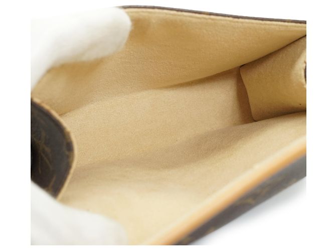 Louis Vuitton Monogram Pochette Florentine Brown Beige - view 13