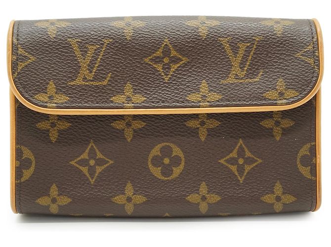 Louis Vuitton Monogram Pochette Florentine Brown Beige - view 3