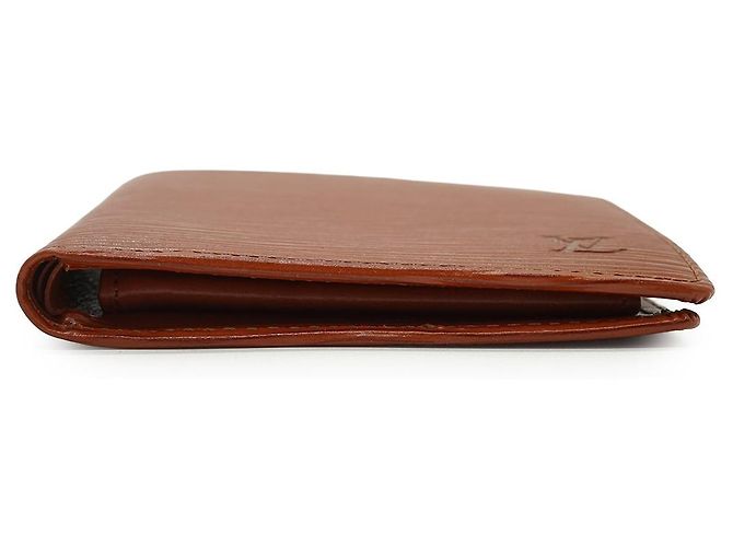 Louis Vuitton Epi Porte Monnaie Billet Tresor Bifold Wallet Braun - Ansicht 4