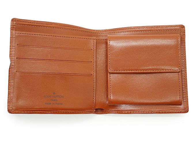 Louis Vuitton Epi Porte Monnaie Billet Tresor Bifold Wallet Braun - Ansicht 7