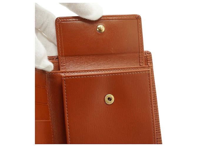 Louis Vuitton Epi Porte Monnaie Billet Tresor Bifold Wallet Braun - Ansicht 8