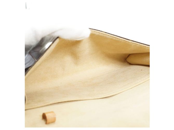 Louis Vuitton Monogram Twin Pochette GM Marrone Beige - vista 11