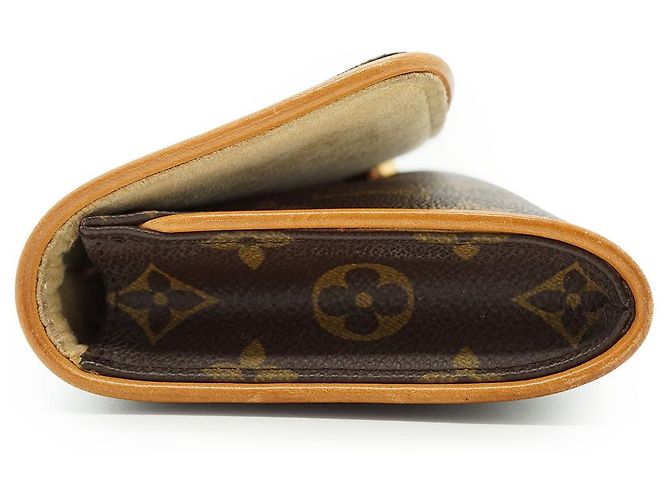 Louis Vuitton Monogram Twin Pochette GM Marrone Beige - vista 4