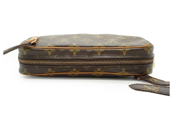 Louis Vuitton Monogram Pochette Marly Bandouliere Marrone - vista 9