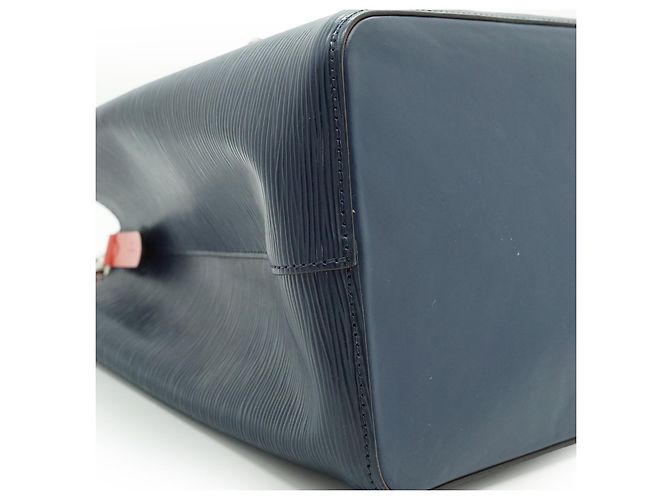 Néonoé Louis Vuitton Epi Neonoe MM Indigo Colorblock Rot Blau - Ansicht 6