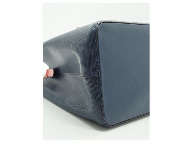 Néonoé Louis Vuitton Epi Neonoe MM Indigo Colorblock Rot Blau - Ansicht 7