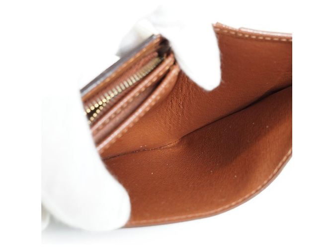 Louis Vuitton Cartera Bifold Monogram Portefeuille Tresor Castaño - vista 12