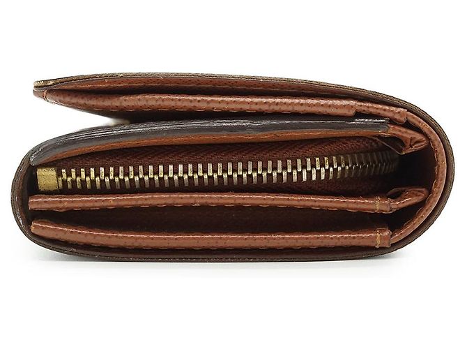 Louis Vuitton Cartera Bifold Monogram Portefeuille Tresor Castaño - vista 4