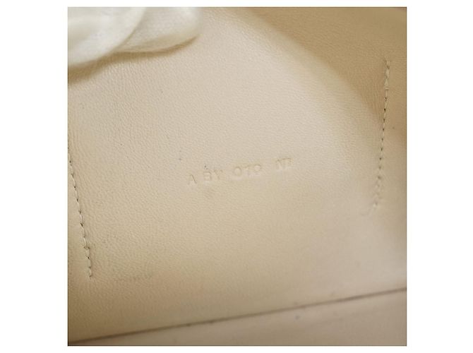 Hermès Dogon Duo Nata GM Togo Geldbörse Weiß - Ansicht 12