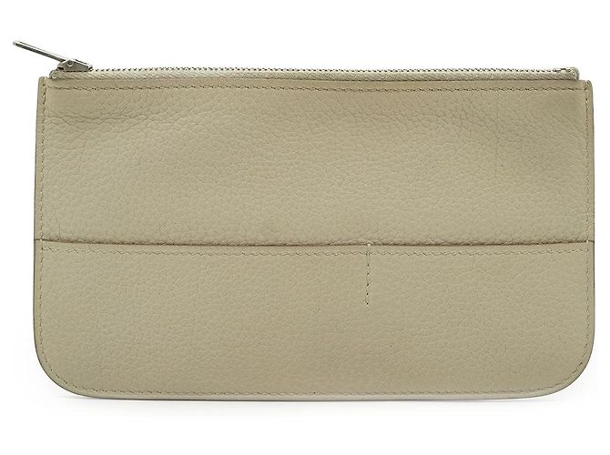 Hermès Dogon Duo Nata GM Togo Geldbörse Weiß - Ansicht 14