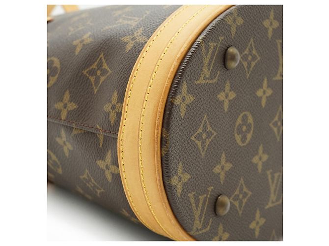 Louis Vuitton Monogram Marais Bucket PM Brown Beige - view 6