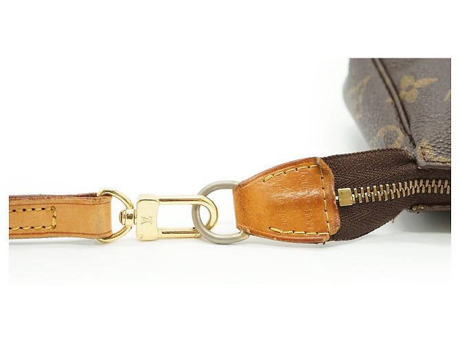 Louis Vuitton Monogram Pochette Accessoires Long Strap Brown - view 12