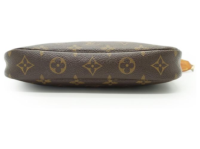Louis Vuitton Monogram Pochette Accessoires Long Strap Brown - view 6