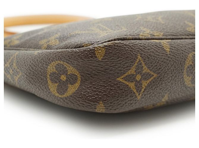 Louis Vuitton Monogram Pochette Accessoires Long Strap Brown - view 7