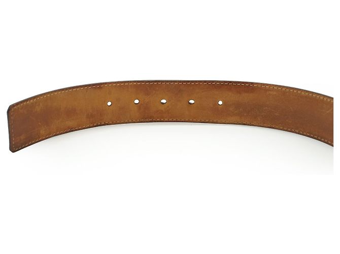 Louis Vuitton Cinto Monogram LV Initiales 85/34 Marrom - vista 7
