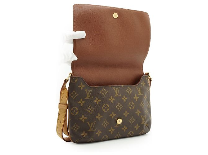 Louis Vuitton Monogram Musette Tango Marrone Senape - vista 11
