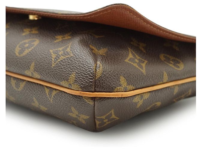 Louis Vuitton Monogram Musette Tango Marrone Senape - vista 7