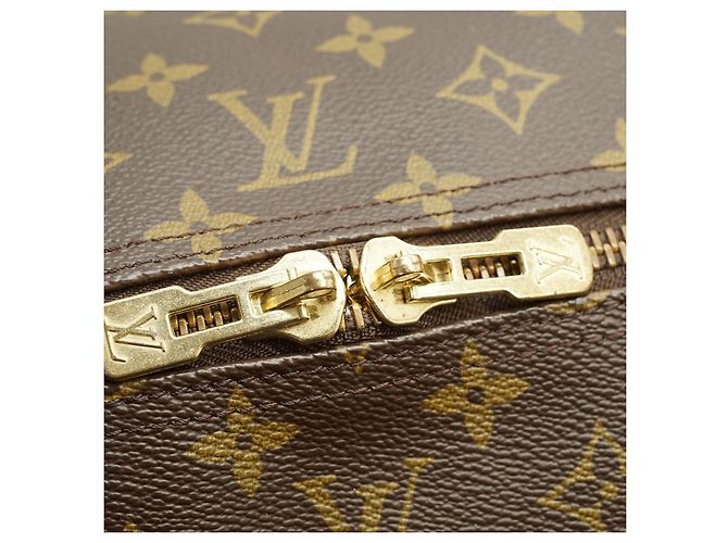 Louis Vuitton Monogram Keepall 60 Marron Toile et Cuir - vue 11