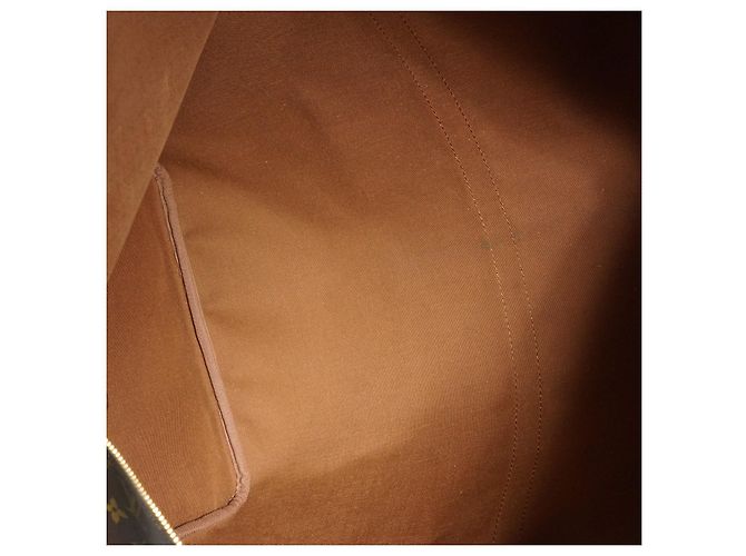 Louis Vuitton Monogram Keepall 60 Marron Toile et Cuir - vue 13