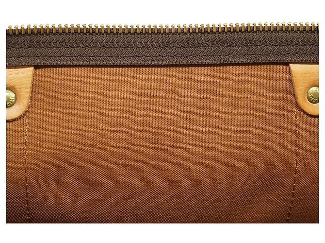 Louis Vuitton Monogram Keepall 60 Marron Toile et Cuir - vue 14