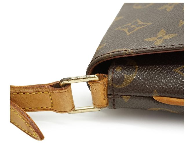 Louis Vuitton Monogram Musette Tango Brown Mustard - view 10