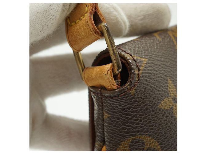 Louis Vuitton Monogram Musette Tango Brown Mustard - view 11