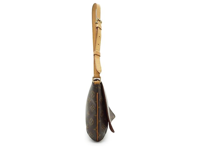 Louis Vuitton Monogram Musette Tango Brown Mustard - view 3
