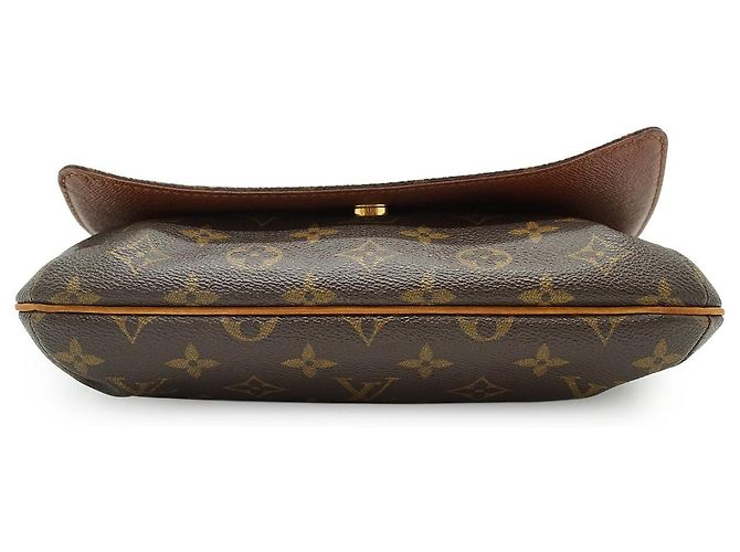 Louis Vuitton Monogram Musette Tango Brown Mustard - view 5