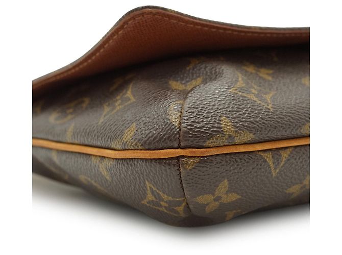 Louis Vuitton Monogram Musette Tango Brown Mustard - view 6