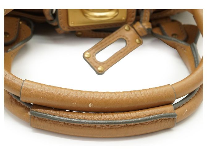 Chloé Paddington Handbag Medium Brown Dark brown - view 9