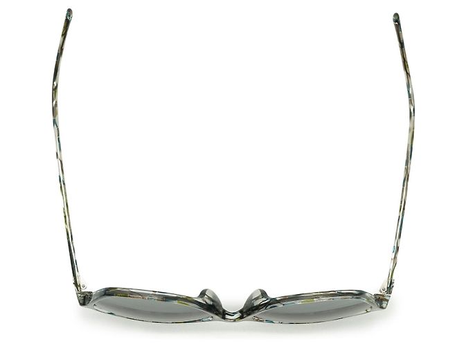 Chanel Gafas de sol CC montura carey Azul Verde - vista 8