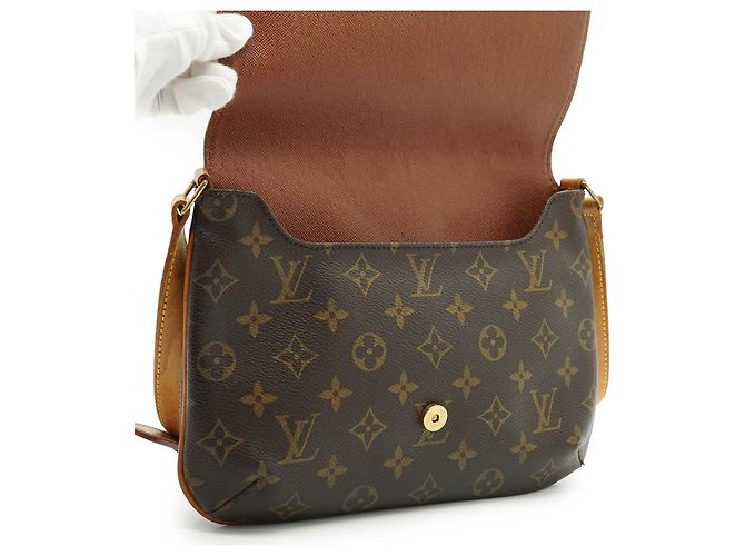 Louis Vuitton Monogram Musette Tango Marrone Senape - vista 9