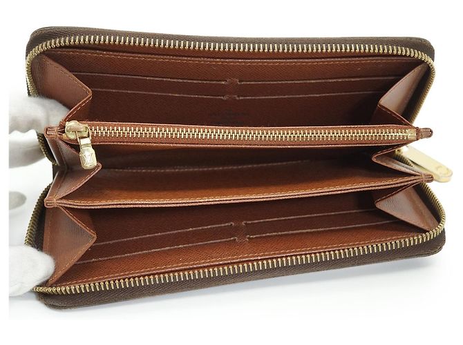 Louis Vuitton Portefeuille Zippy Long Monogram Marron - vue 9