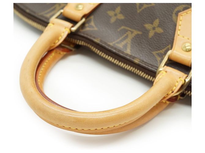 Louis Vuitton Monogram Alma PM Marrón Lona y Cuero Castaño - vista 10