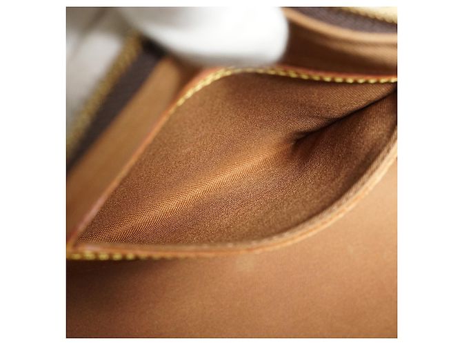 Louis Vuitton Monogram Alma PM Marrón Lona y Cuero Castaño - vista 15