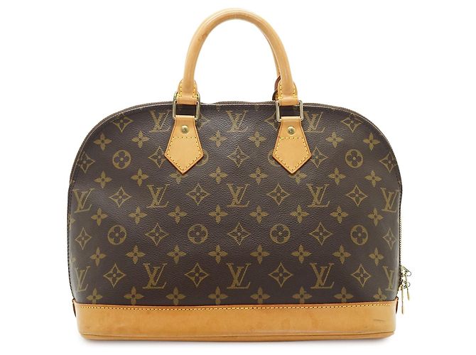 Louis Vuitton Monogram Alma PM Marrón Lona y Cuero Castaño - vista 2