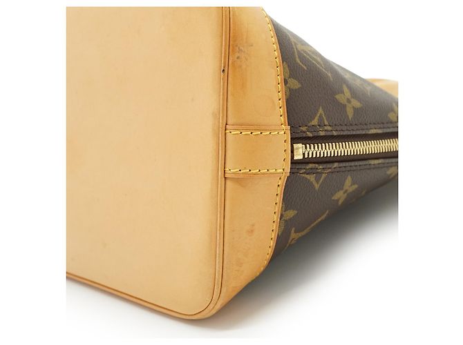 Louis Vuitton Monogram Alma PM Marrón Lona y Cuero Castaño - vista 7