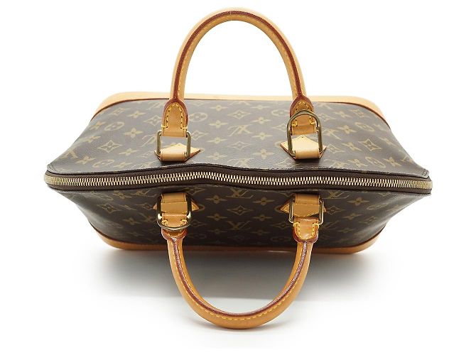 Louis Vuitton Monogram Alma PM Marrón Lona y Cuero Castaño - vista 8