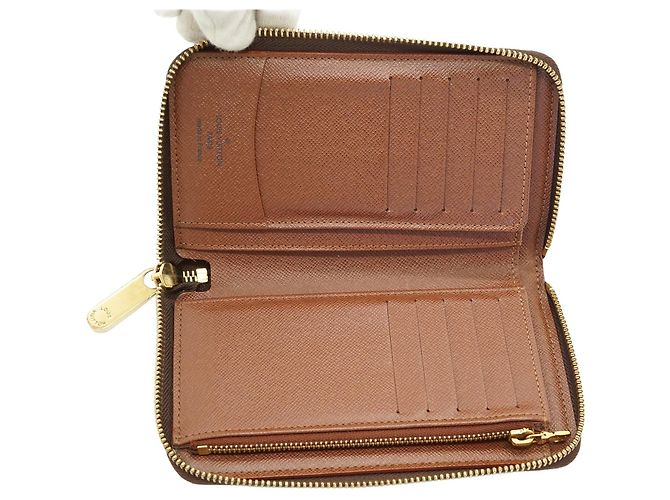 Louis Vuitton Monogram Zippy Compact Wallet Brown - view 9