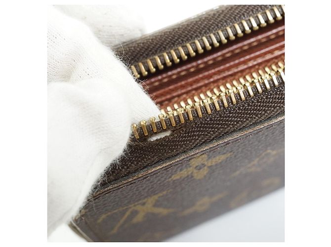 Louis Vuitton Portefeuille Zippy Long Monogram Marron - vue 10