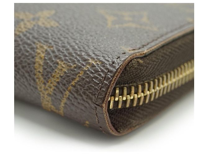 Louis Vuitton Portefeuille Zippy Long Monogram Marron - vue 8