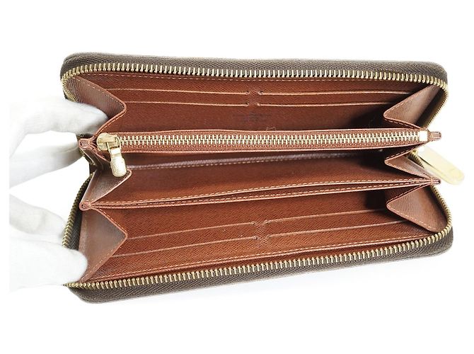 Louis Vuitton Portefeuille Zippy Long Monogram Marron - vue 9
