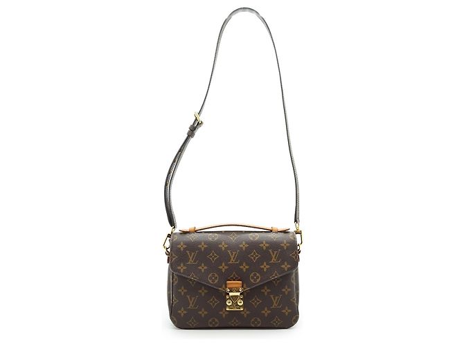 Louis Vuitton Monogram Pochette Metis MM Castaño - vista 3