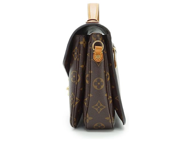 Louis Vuitton Monogram Pochette Metis MM Castaño - vista 4