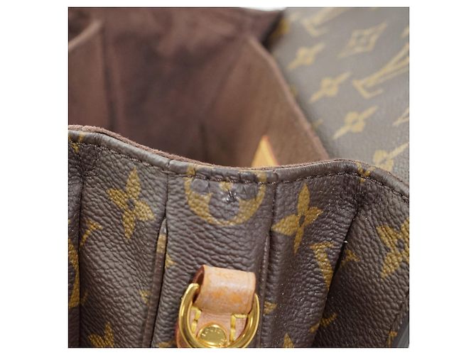 Louis Vuitton Monogram Pochette Metis MM Castaño - vista 12